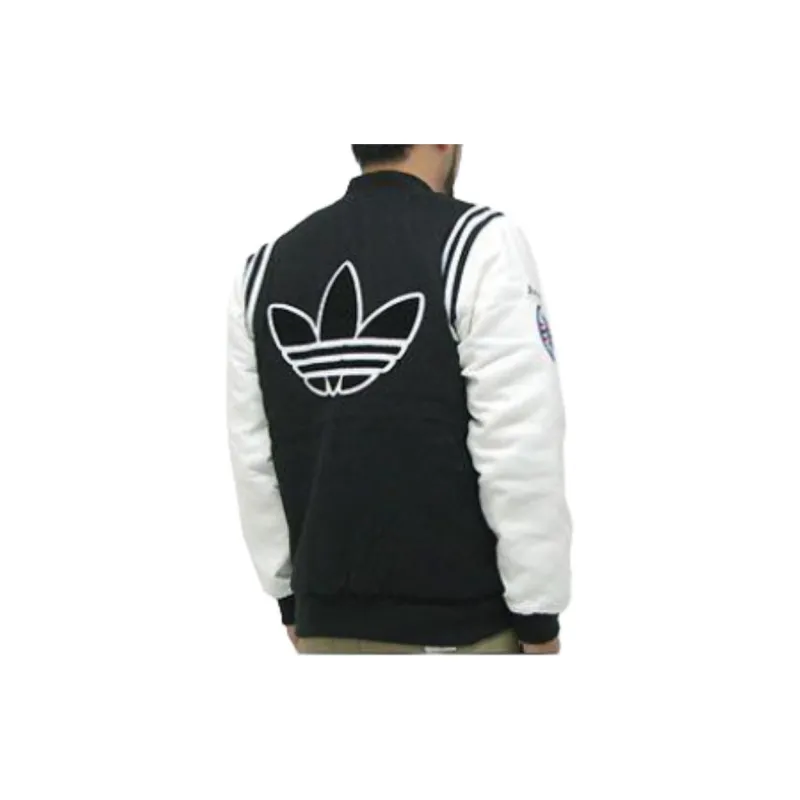 Adidas Originals Baseball Jacket Men's Black-3