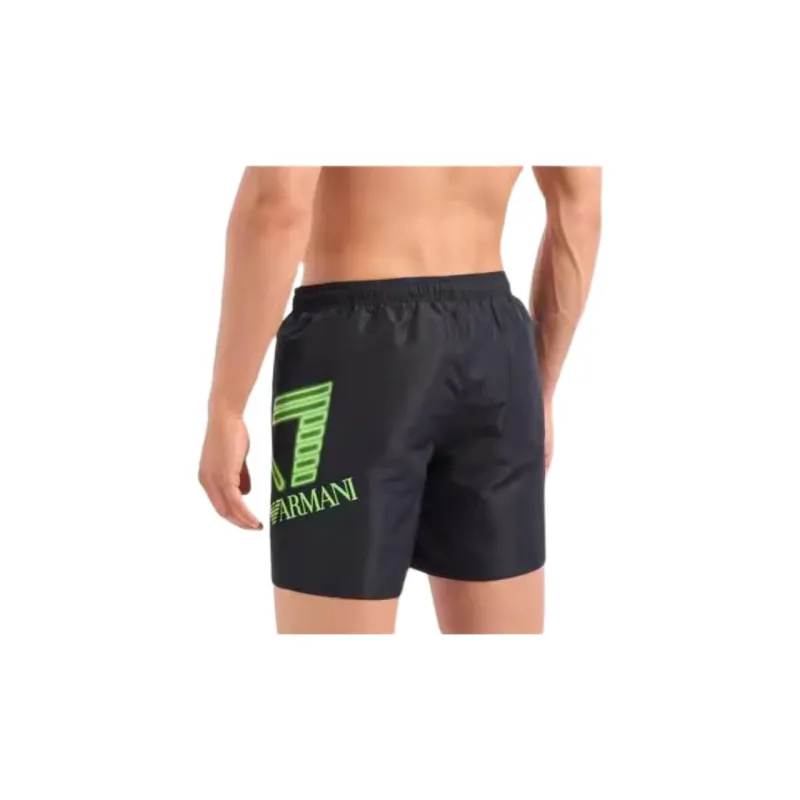 EMPORIO ARMANI SS24 Beach Shorts Men's Black-2
