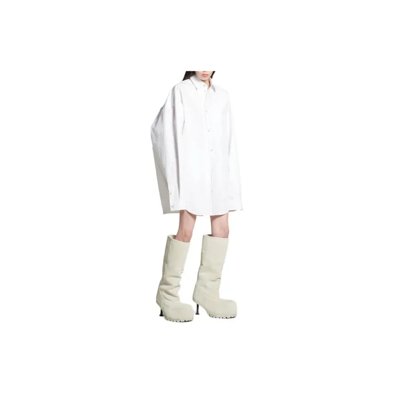 Balenciaga Outerwear Large Fit Long Sleeved Shirt-2