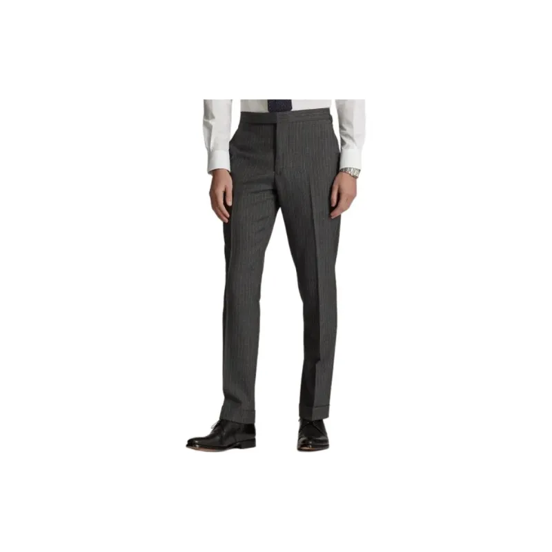 Polo Ralph Lauren Gregory Pinstripe Wool Twill Suit Business Suits Men's Gray-2