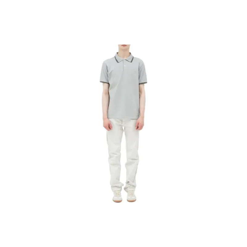 Maison Margiela Logo Embroidered Polo Shirt-1