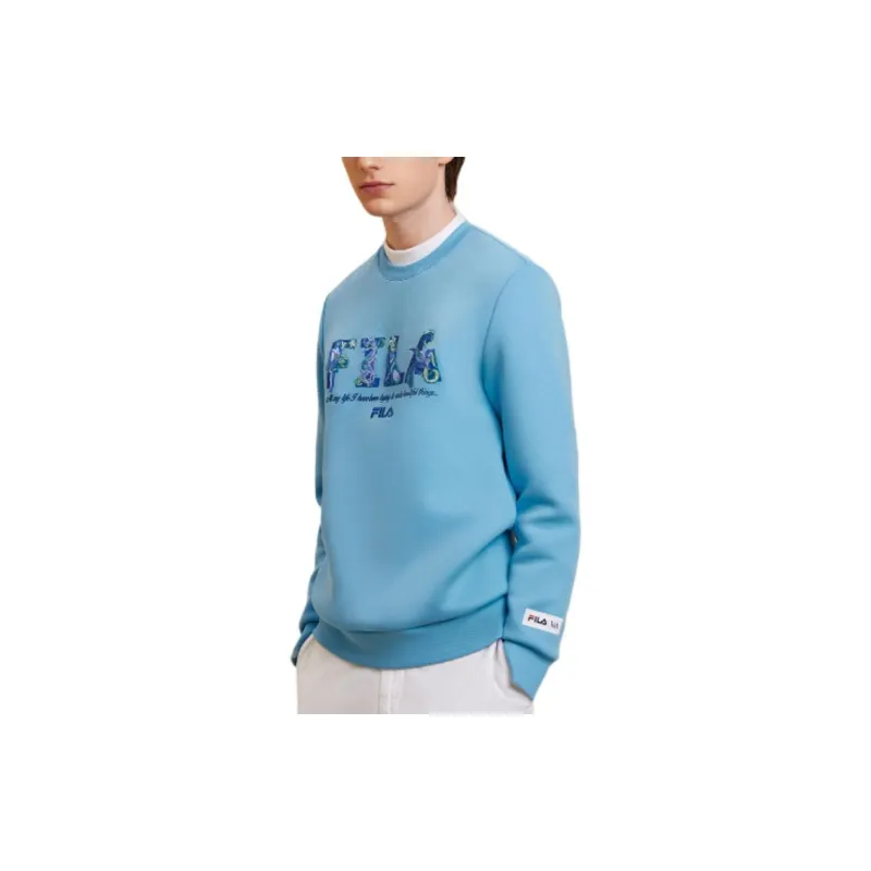 FILA x V&A LIANMINGKUAN Sweatshirt Men's Ring Focus Blue-2