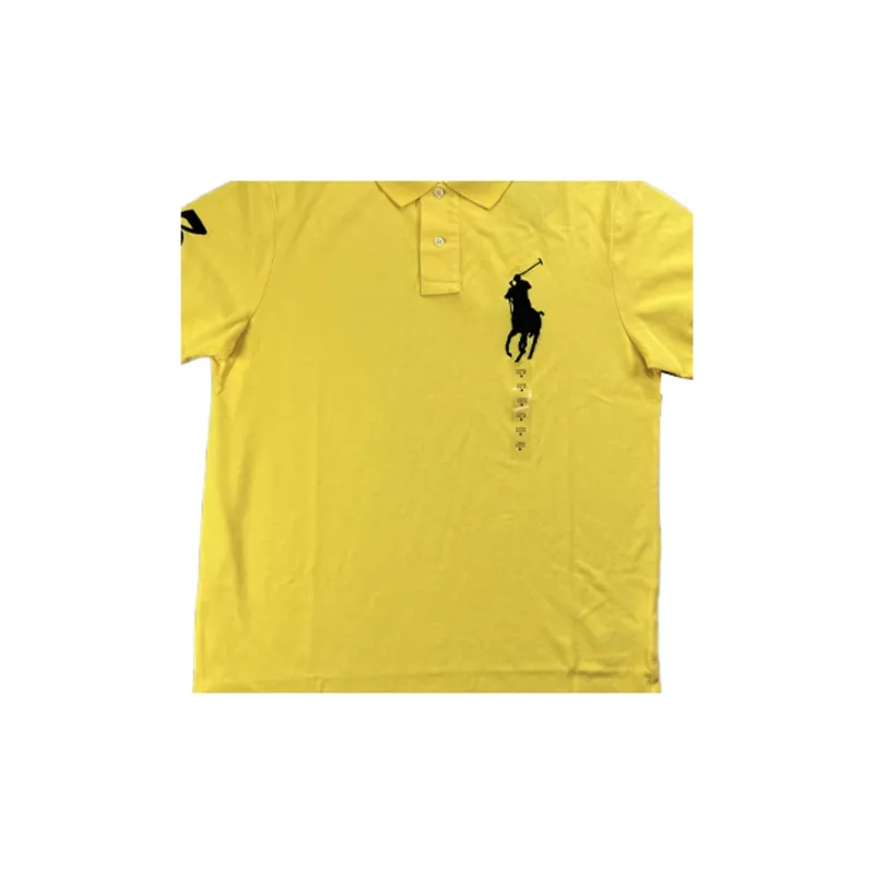 Polo Ralph Lauren Polo Shirts Men Yellow-4
