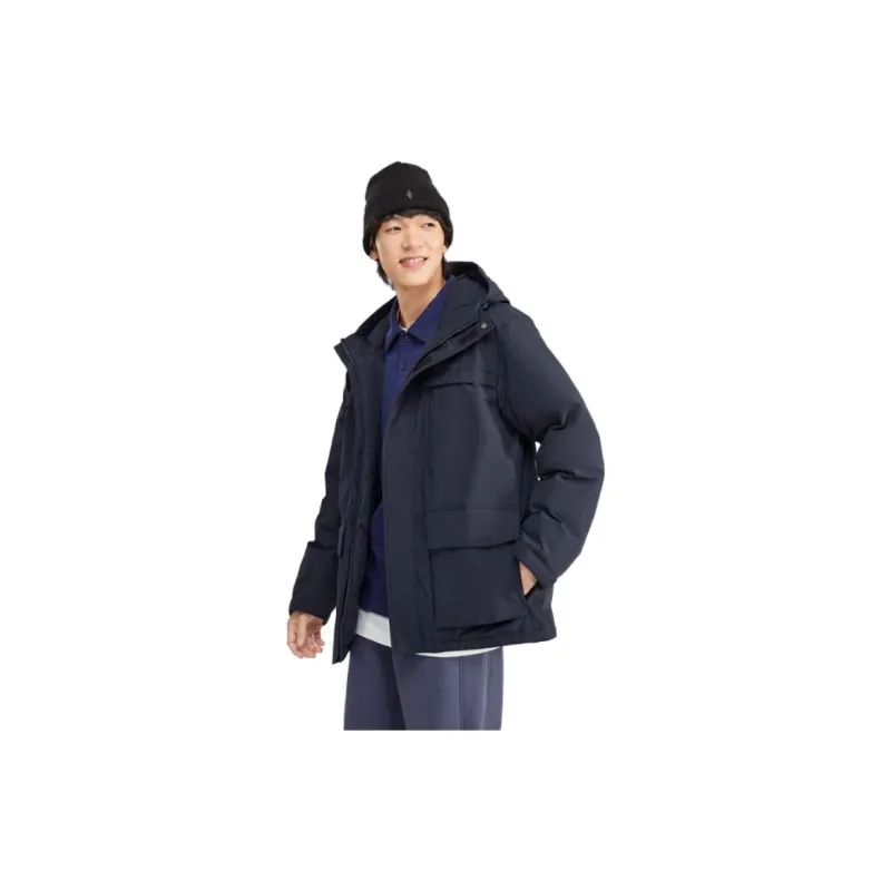 Skechers Sports Life Collection Down Jackets Men Charcoal Black-3