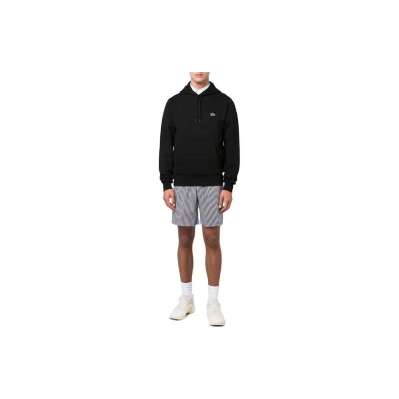 LACOSTE Logo patch Cotton Hoodie-1