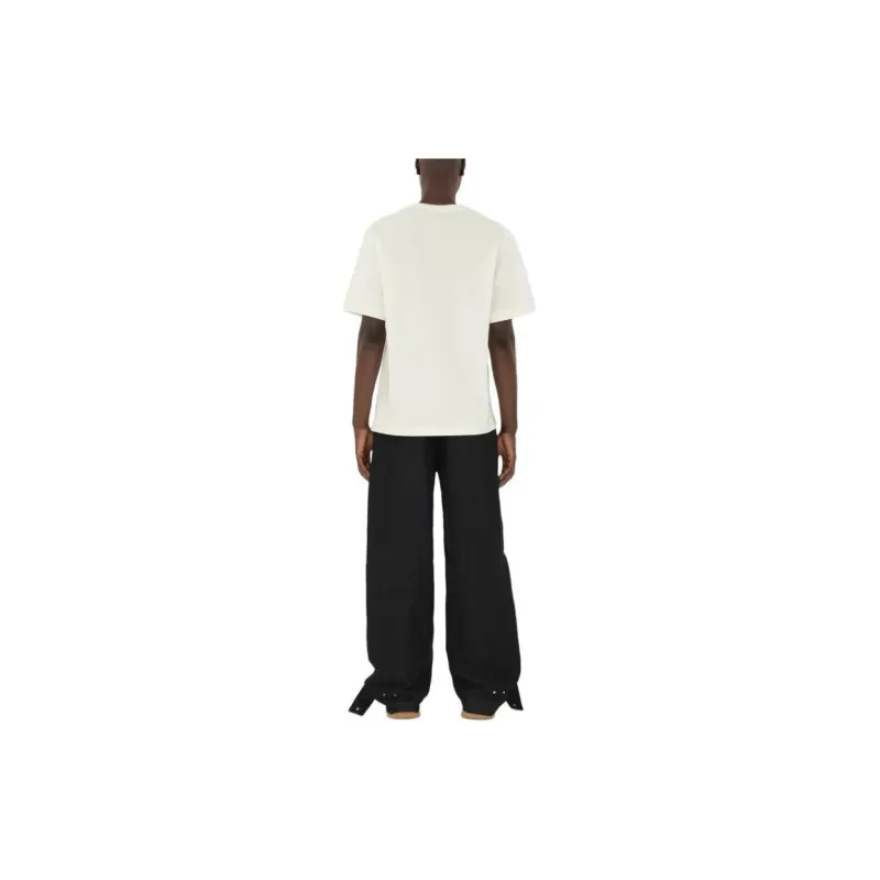 Burberry Embroidered-logo Cotton T-shirt-3