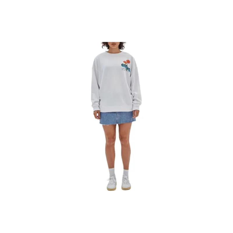GUESS Originals Eco Earth Day Floral T Shirt Unisex White-2