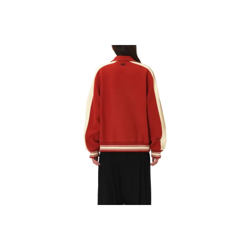 ADER ERROR Stripe-detail Bomber Jacket-4