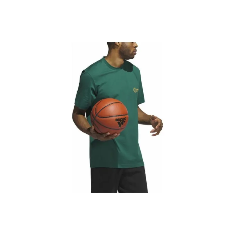 Adidas T Shirt Men's Forest Green-3