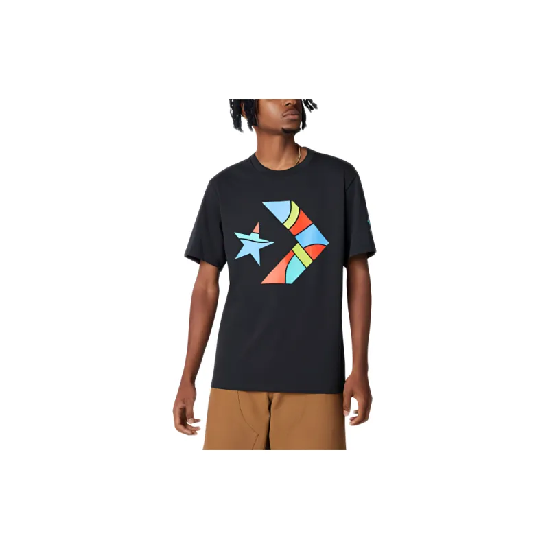Converse Peace And Unity T Shirts Men Black-2