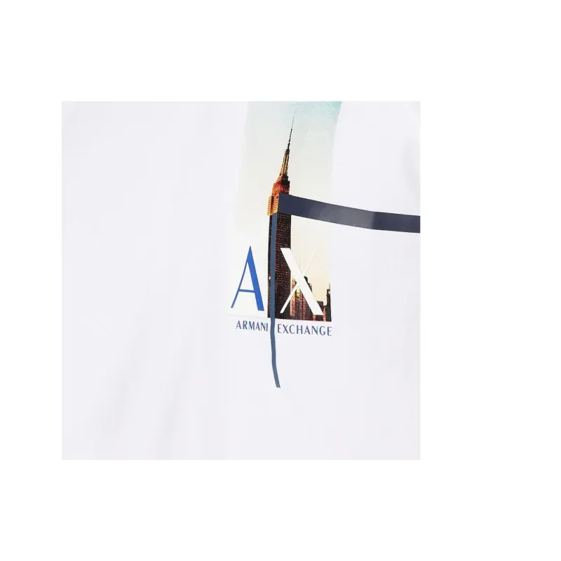 ARMANI EXCHANGE SS24 T Shirt Men's White-4