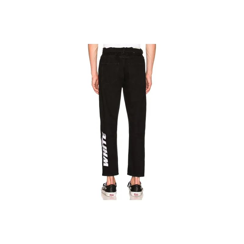 OFF WHITE Jeans, Slim Fit Men's Black-2
