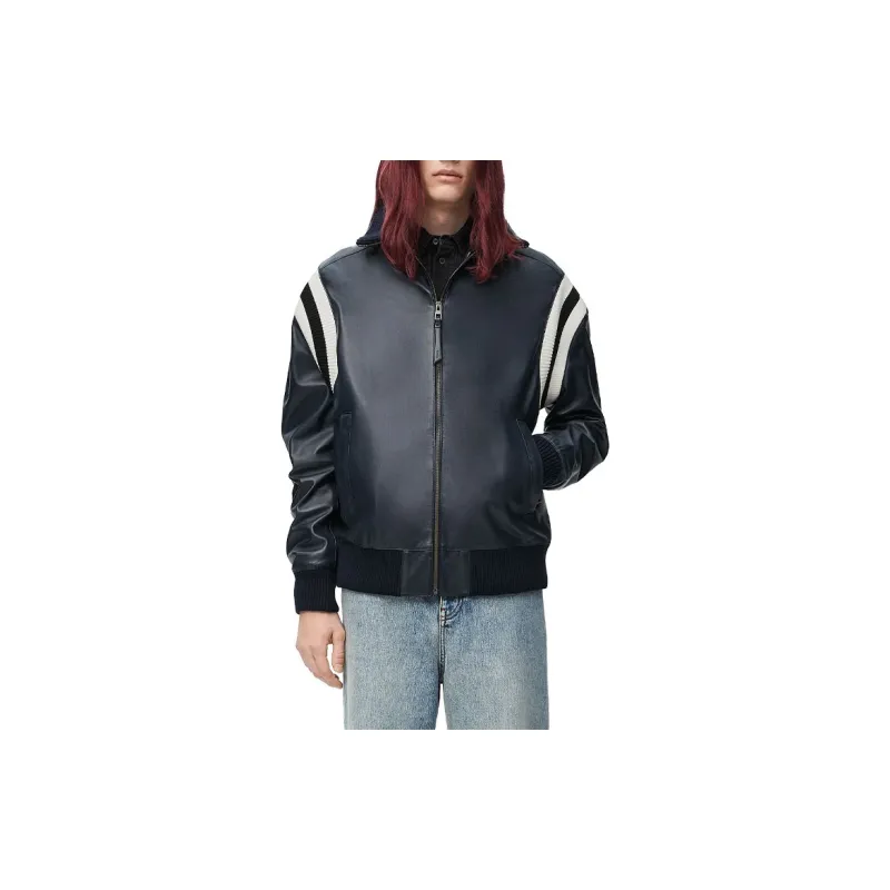 LOEWE High Waist Zip Up Bomber Jacket-1
