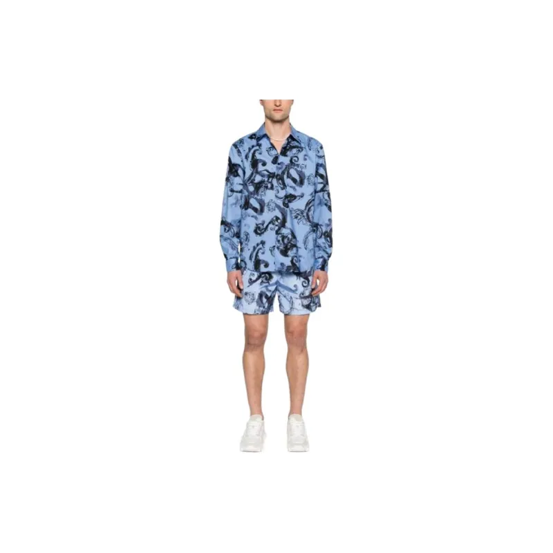 VERSACE JEANS COUTURE Shirt Men's Blue-1