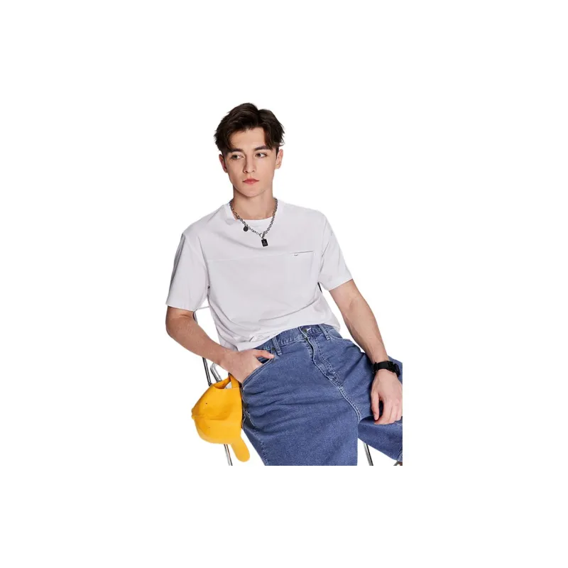 Lee Regular T Shirt Men's White-3