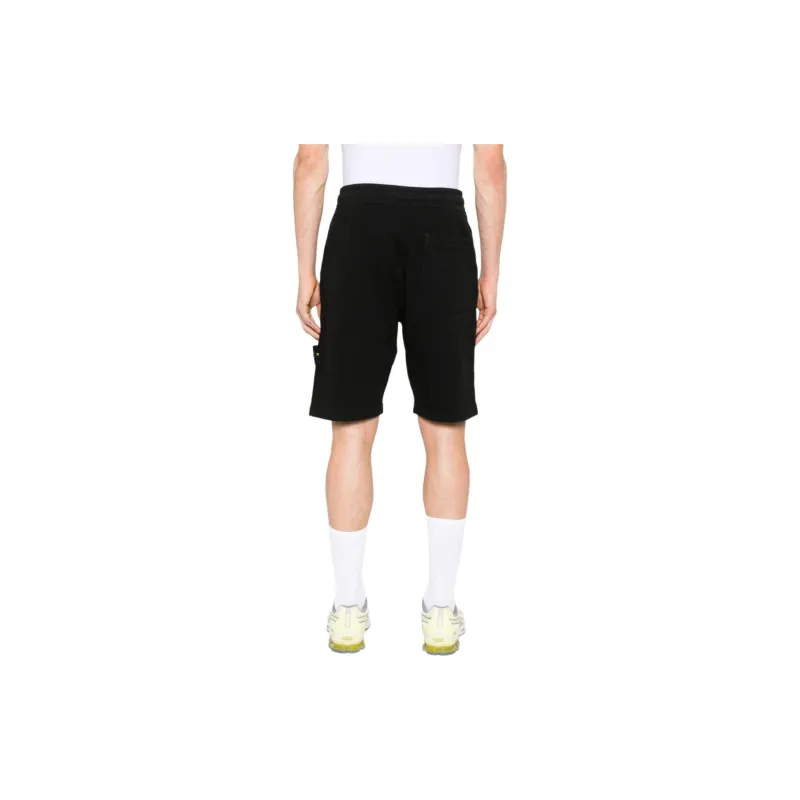 STONE ISLAND Logo Patch Drawstring Bermuda Shorts-2