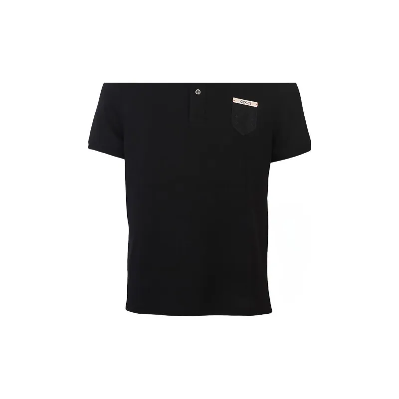GUCCI Polo Shirts Men Black-6