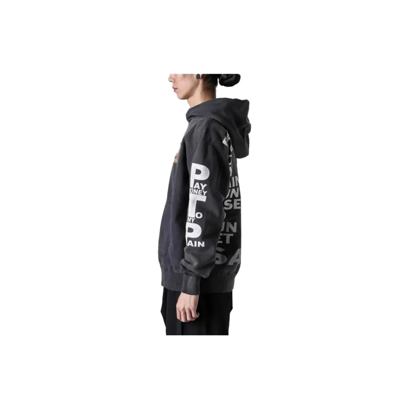 SAINT Mxxxxxx Burned Money Print Pullover Hoodie-4