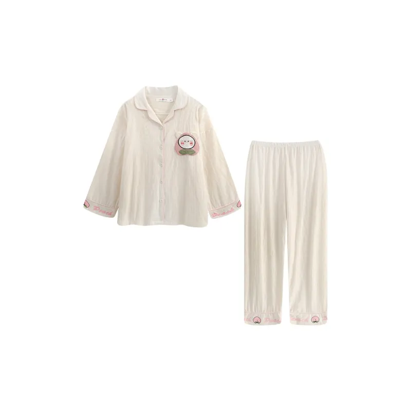 Sleeping Beauty Pajama Set Women's White-0
