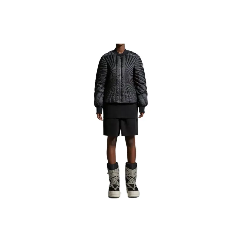 Rick Owens X Moncler Casual Shorts Unisex Black-1
