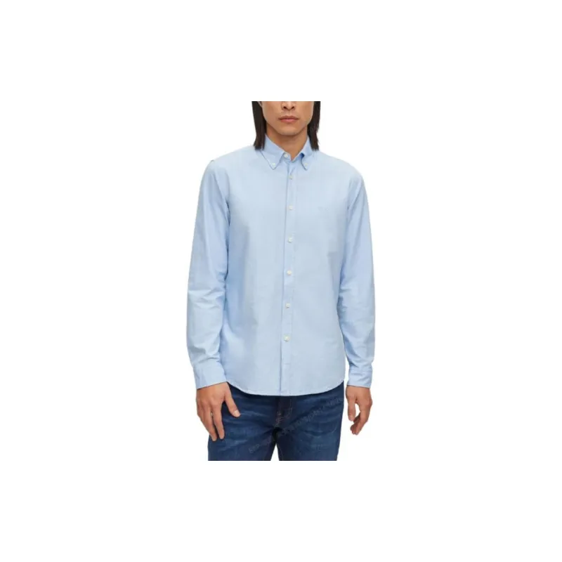 HUGO BOSS Embroidered Logo Long sleeve Shirt-1