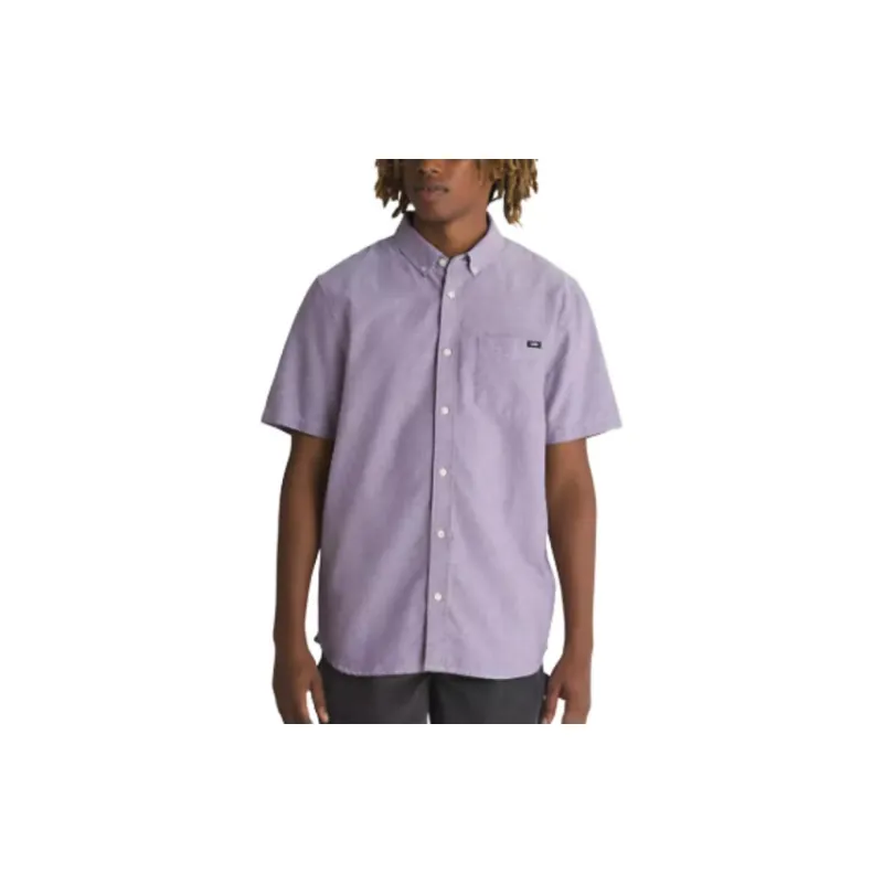 Vans Houser Buttondown Shirt Shirt Men's Purple-2