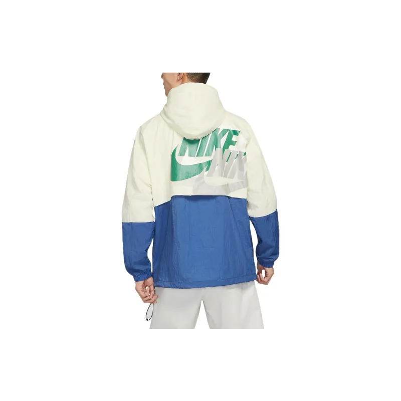 Nike Sportswear Lightweight Retro Colorblock Logo Print Woven Jacket-3