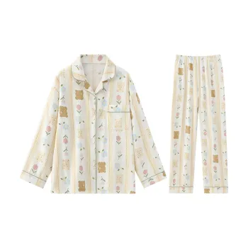 Lan Miao Pajama Set Women's Apricot