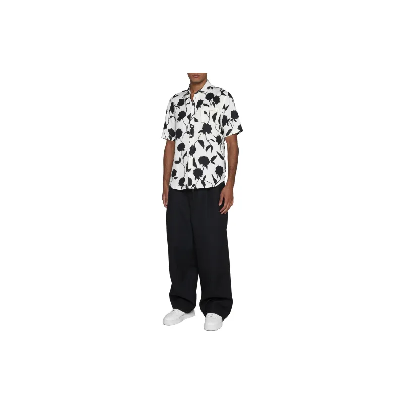 Jacquemus Black Rose Short Sleeve Shirt-3