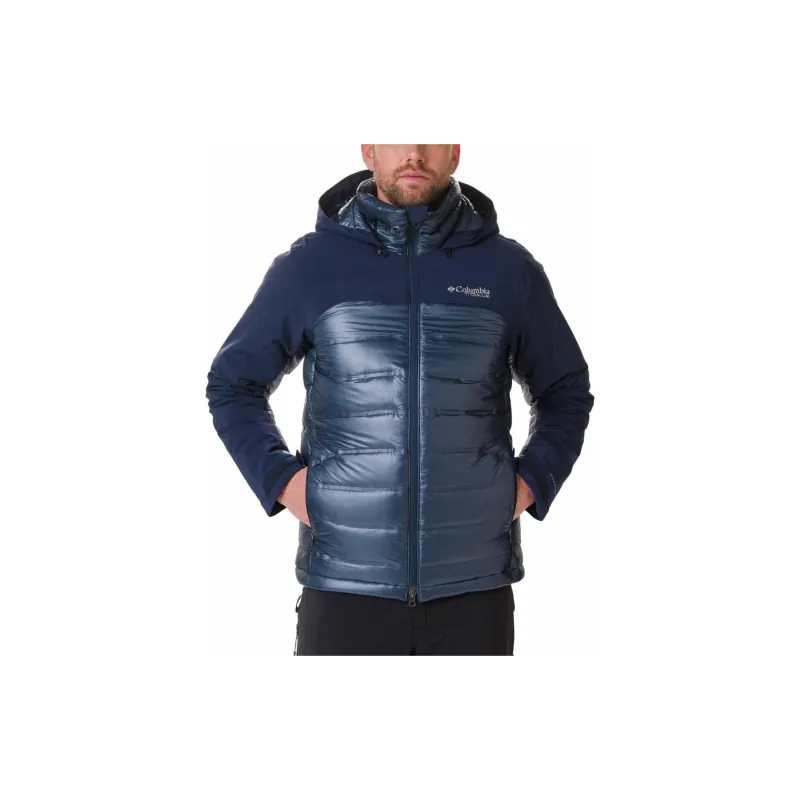 Columbia Down Jackets Men Marine Blue-5