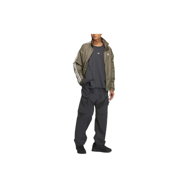 Adidas Jackets Coats Men Olive Green-2