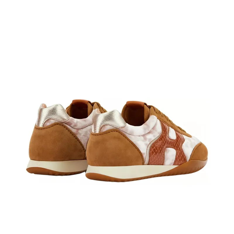 HOGAN Olympia Casual Shoes Women's Low-Top Brown-3