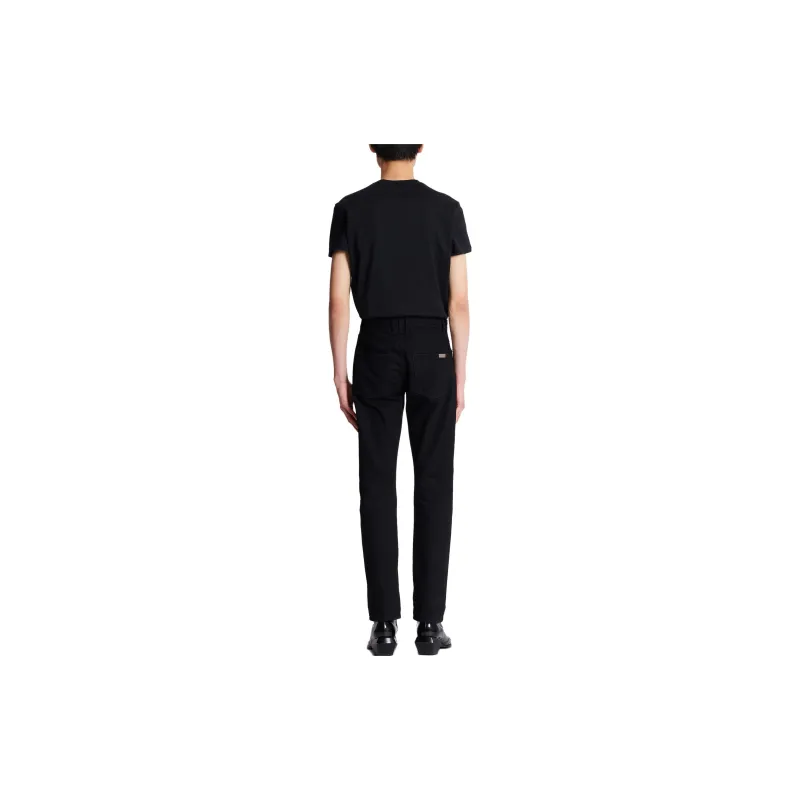 BALMAIN Embellished Straight Leg Jeans-3