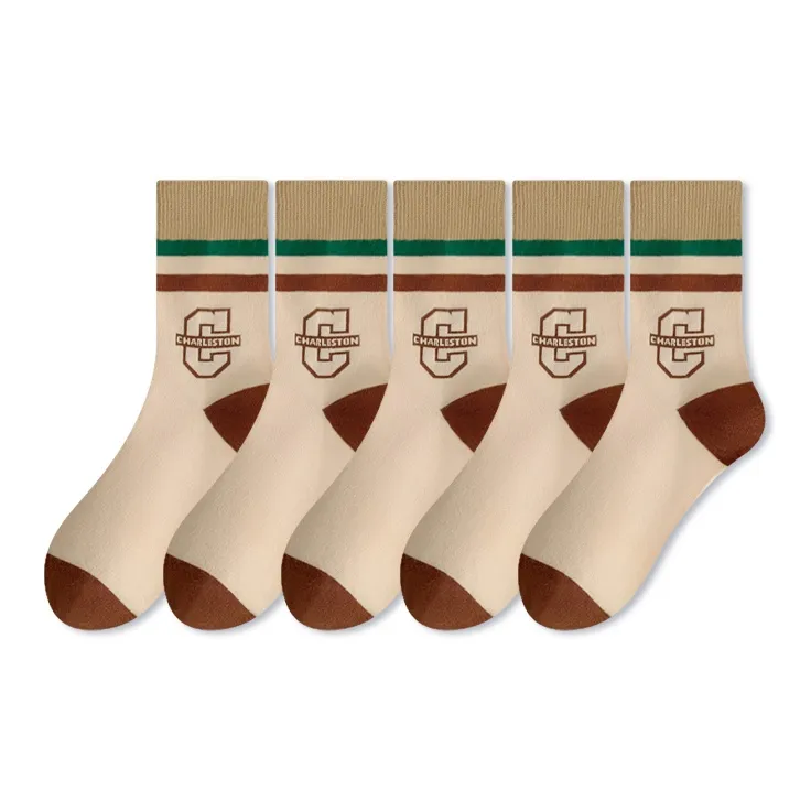 ROBINHOOD Mid Calf Socks Women's 5 Pack-12
