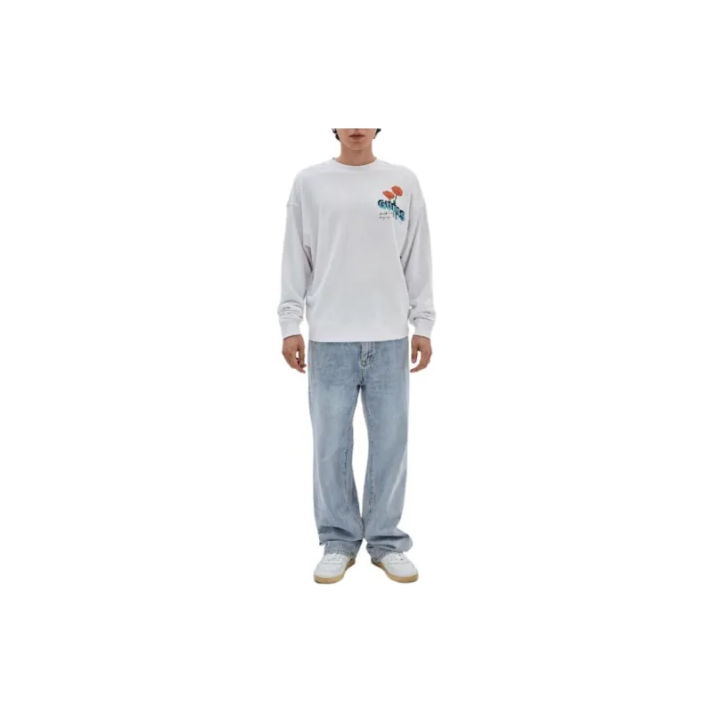 GUESS Originals Eco Earth Day Floral T Shirt Unisex White-1