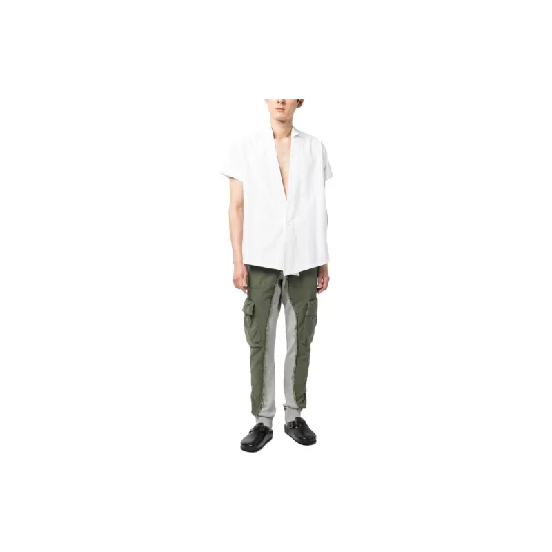 GREG LAUREN Cargo Pants Men Green-1