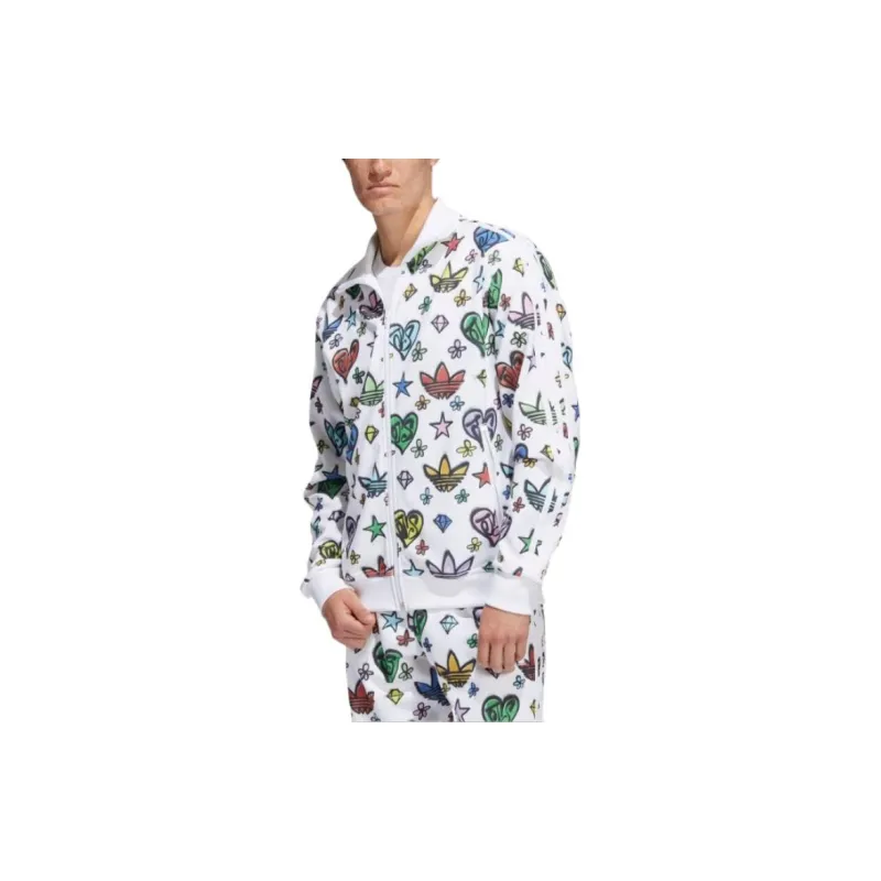 Adidas Originals JEREMY SCOTT FIREBIRD Jackets Unisex White-1