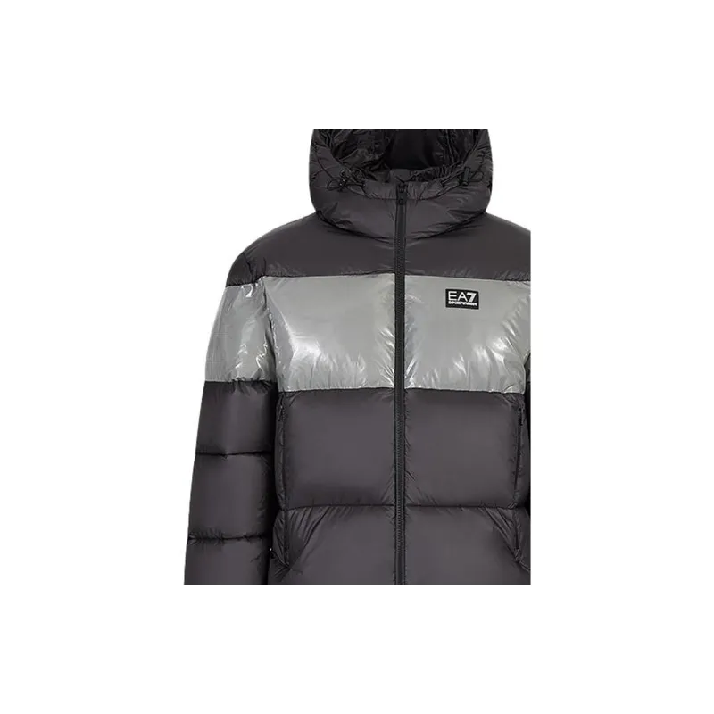 EMPORIO ARMANI EA7 FW22 Puffer Jacket Men's Black-5