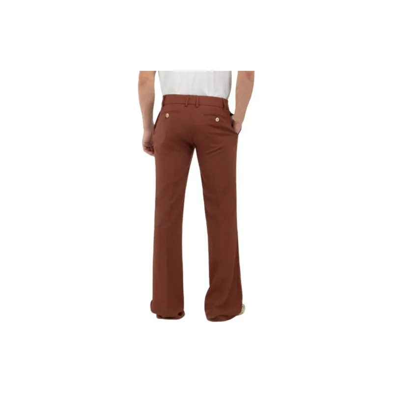 Roberto Cavalli SS24 Casual Pants Men's Chocolate-3