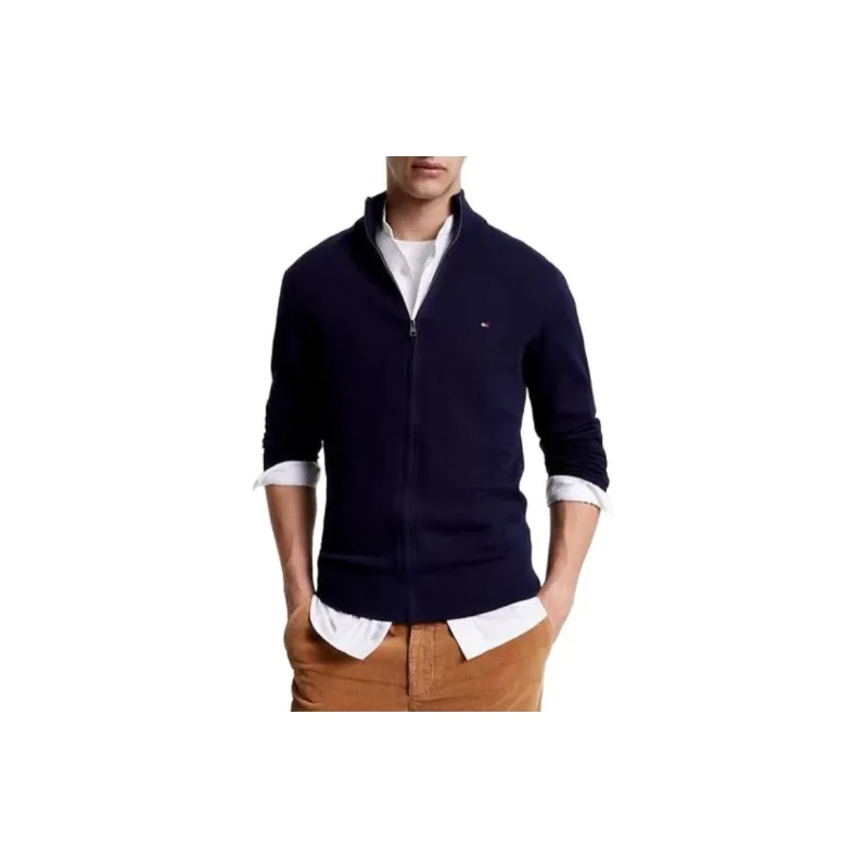 Tommy Hilfiger Cashmere Sweater Men's Marine Blue-3