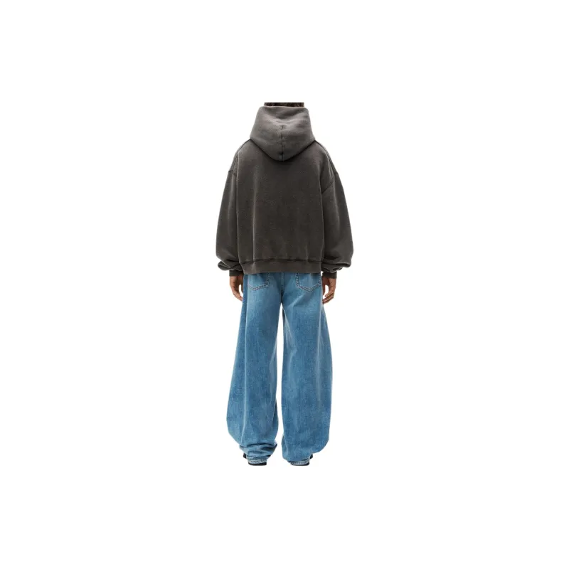 Alexander Wang Distressed Skyline Logo Graphic Hoodie-2