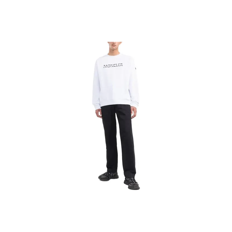 Moncler Logo embroidered Cotton Sweatshirt-1