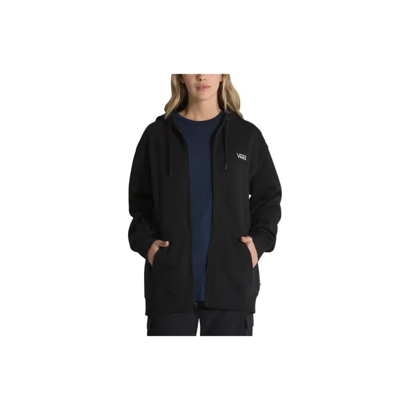 Vans Basic Full Zip Hoodie Jackets Coats Men's Black-3