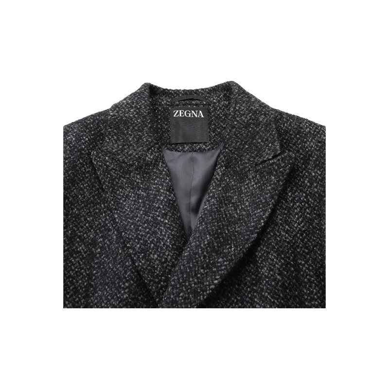Zegna SS24 Coats Men's Dark Gray-2