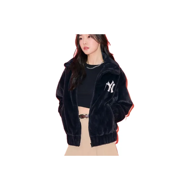 MLB Velvet Jackets Unisex Black-5