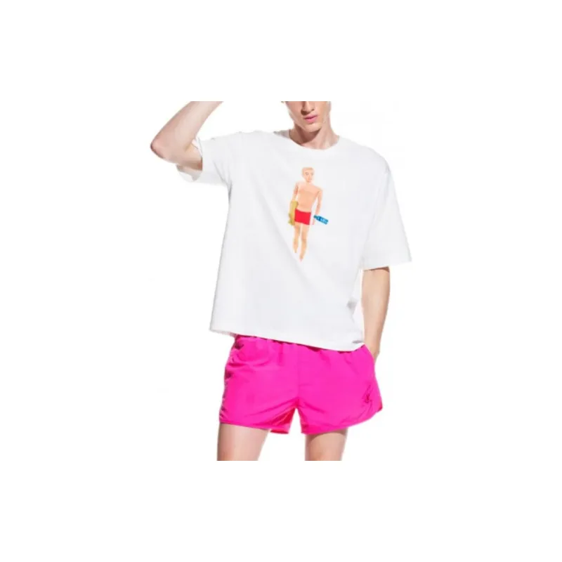 Barbie X ZARA T-Shirts Men White-3