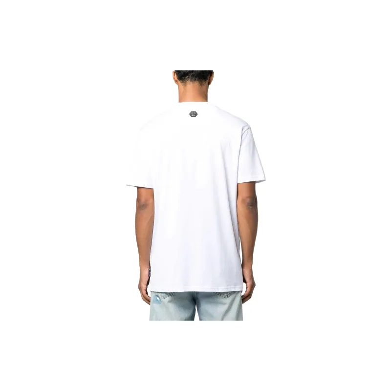 PHILIPP PLEIN Hawaii Embellished Short sleeve T shirt-2
