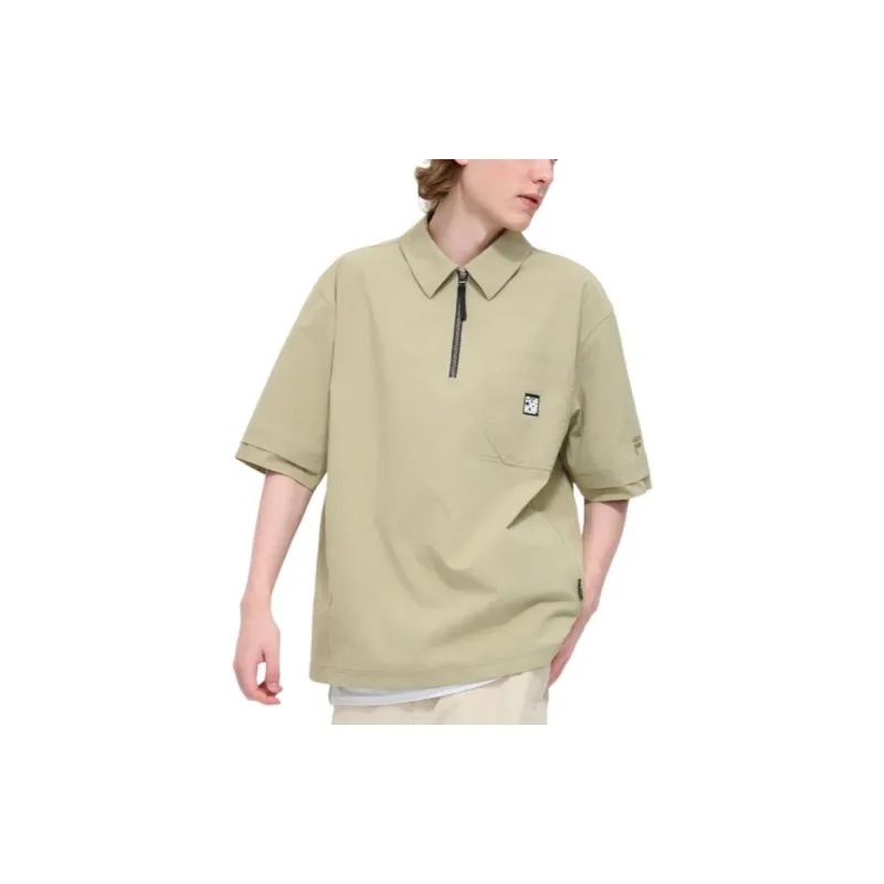 FILA FUSION Polo Shirt Men's Parrot Green-1