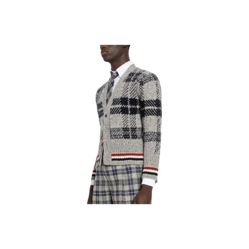 THOM BROWNE· FW22 Knitwear Men's Gray-3