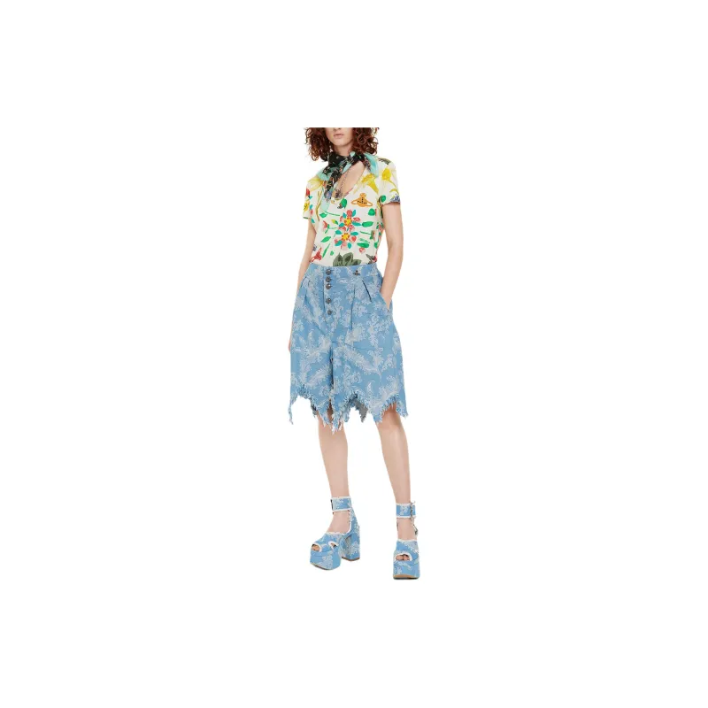 Vivienne Westwood Folklore print Cotton T shirt-3